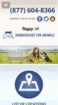 Mobile Screenshot of dermatologyforanimals.com